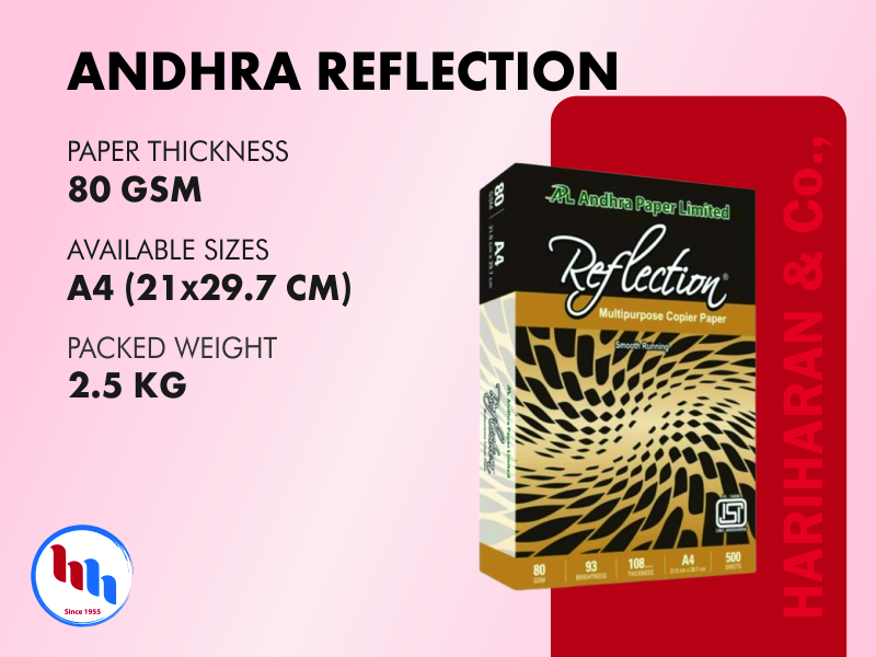Andhra Reflection 80 GSM - Andhra Papers Wholesale Supplier