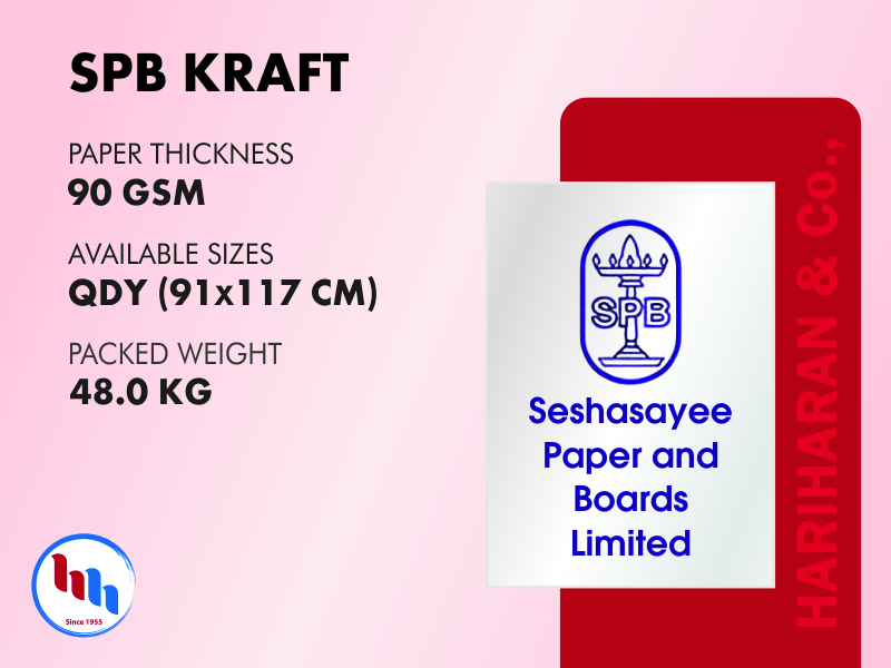 SPB Kraft Paper 90 GSM - Seshasayee Kraft Brown Paper Supplier