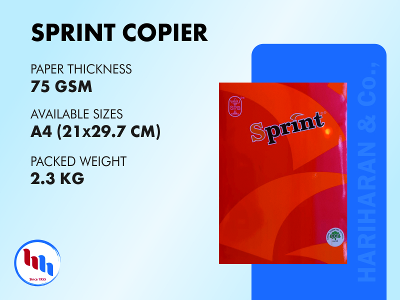 Sprint Copier 75 GSM - Seshasayee Sprint Copier Distributor