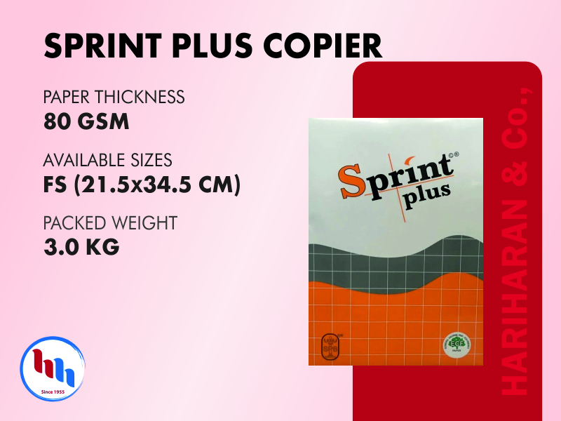 Sprint Plus Copier 80 GSM - SPB Premium Copier Paper Wholesale